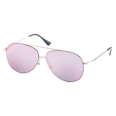 Pro Care Excellent Quality® Amoy Trinidada - zonnebril - NYLON 1.1mm Polarized lens - Gold Plated Metal Anti-Allergisch Frame - True Revo Champagne Coating - Beweegbare neusvleugels - UV400