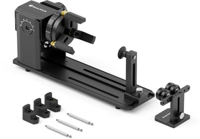 Sculpfun RA Pro Roller - Laser Rotatieroller - Lasergraveermachine Y-as Rotatiemodule - voor het Graveren van Cilindrische Voorwerpen - Laser Rotatie Roller - Accessoires voor lasergraveermachines