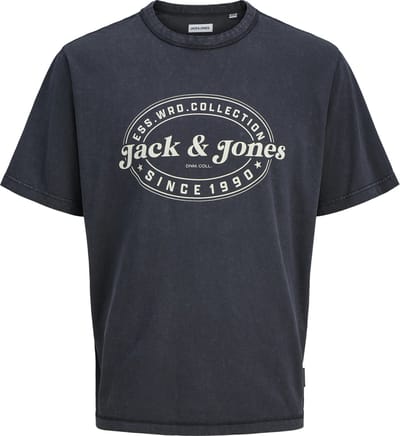 JACK&JONES - JJEDOVER PRINT TEE SS CREW NECK SN - Heren - T-shirts