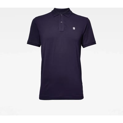 G-STAR Dunda slim polo s\s Heren Poloshirt - sartho blue