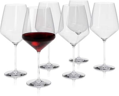 Eva Trio - Legio Nova Glas Wijn Magnum 900 ml Set van 6 Stuks - Glas - Transparant -