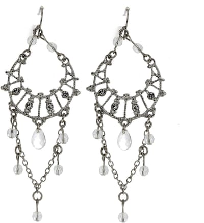 Behave - Oorbellen zilverkleur - Elegante hangers - Feestlook