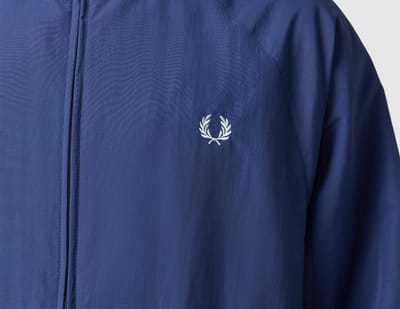 Fred Perry Hooded Shell Jacket, blauw