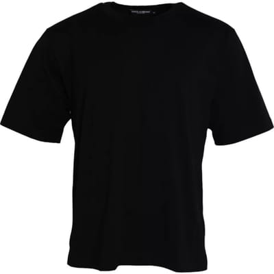 Katoenen T-shirt Met Ronde Hals Korte Mouwen