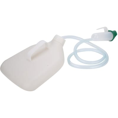 Collecteur d'urine pour hommes Incontinence Personnes âgées Entonnoir de collecte d'urine Pot Dispositif d'urination white