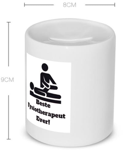 Akyol - beste fysiotherapeut Spaarpot - Beste fysiotherapeut - therapeut - cadeau - 350 ML inhoud