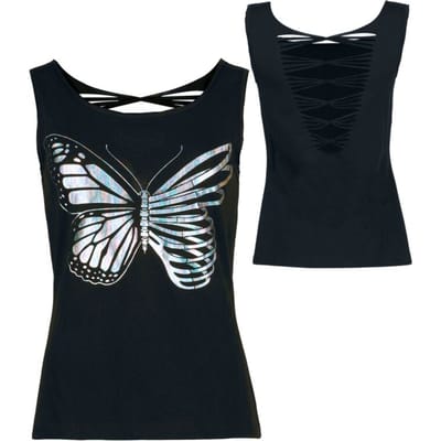 Full Volume by EMP Top - Cute Morbid - S tot XXL - voor Vrouwen - zwart