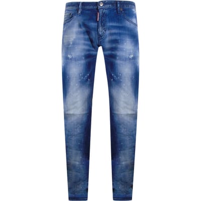 Dsquared2 Skinny Dan Marineblauwe Jeans