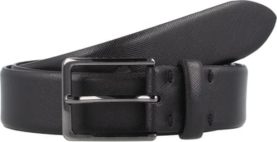 bugatti Leren Riem Men´s Belt W90 Black Zwart