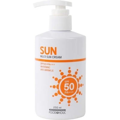 FOODAHOLIC Zonnebrandcrème Multi Zonnebrandcrème SPF 50+ PA +++ 250ML 1ea white