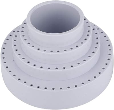 Ronde opslagboor voor boren en perforeren van duurzaam hard plastic, ideaal voor klussen en hobby's.