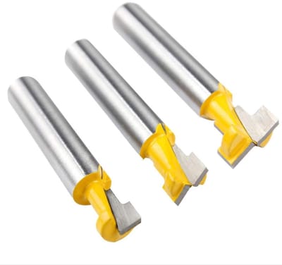 IMstore - Houtfrezen - 3 Pcs 8mm Freesbit - voor Houtbewerking - 12
