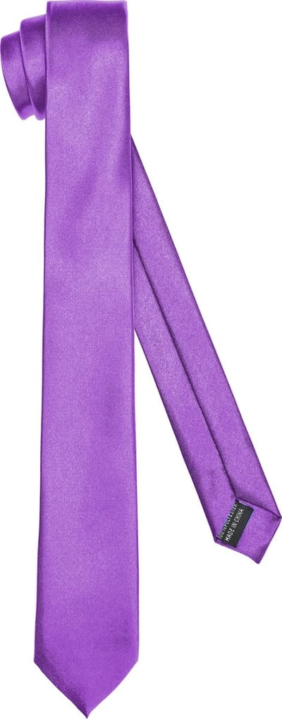 Ladeheid Smal Stropdas - Stropdassen voor heren - Lengte: 150 cm, Breedte: 5 cm - Violet - LA-EA-TMS-5