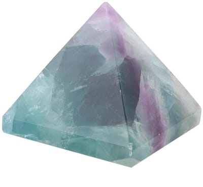 Dailygoods- Piramidebeeld Kwartskristal - Genezing/Reiki - Chakra Energietoren - Lapis Lazuli - Decoratie/Ornament - 3 cm Basiswijdte - Kristalpiramide
