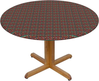 Ronde Tafelhoes - Tafelkleed Beschermhoes - Tafel Beschermen - Elastisch Design - 102-127 cm Diameter - Zwart
