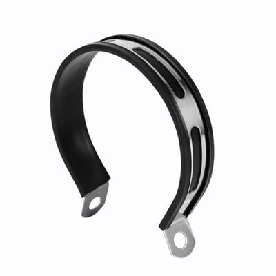 Dailygoods- Uitlaatbeugel Kwaliteit - Motorfiets Uitlaatdemper - Ondersteuning Hanger - Riem Beugel - Universeel - Roestvrij Staal - Uitlaatclip