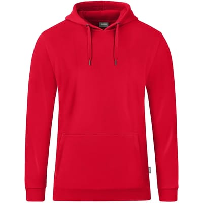 Jako Organic Sweater Met Kap Heren - Rood | Maat: S