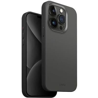 Hoesje voor iPhone 15 Pro Max UNIQ Magclick Grijs-zwart