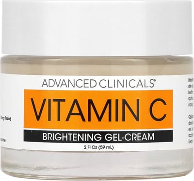 Advanced Clinicals, Vitamin C, Brightening Gel-Cream, 2 fl oz (59 ml) beige