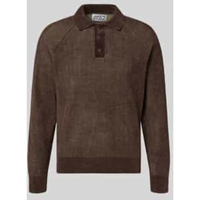 Gebreide pullover met polokraag