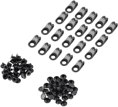 Dailygoods- Boot Haken 20 Stuks - Klinknagels - Schoenveter Gespen - Handtas Connector - Ambachtelijke Accessoires - Legeringsmateriaal - Schoenveter Gesp
