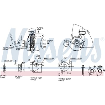 Supercharger, drukvulling NISSENS 93136
