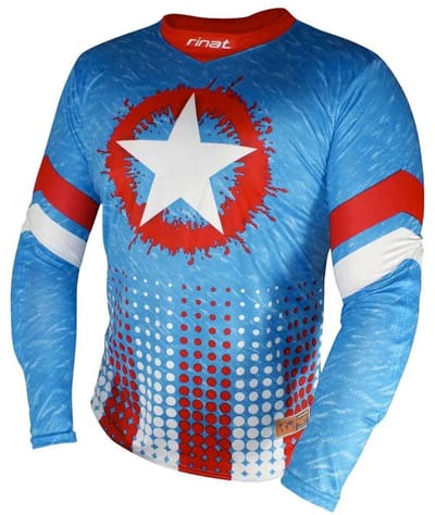 Rinat Patriot T-shirt Met Lange Mouwen Blauw S Kinderen
