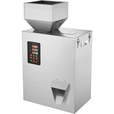 Machine de remplissage de poudre, 0,022-1,1 lb/10-500 g, Machine de remplissage automatique intelligente par pesage de particules, Distributeur de remplissage de poudre pour bouteilles et sacs pour