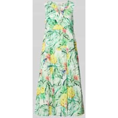 midi-jurk met all-over bloemenmotief