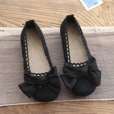 2025 Zomer gehaakte platte schoenen dames elegante ademende schoenen vrouw zachte mesh loafers dame casual enkelband platte schoenen vissersschoenen 35 gray
