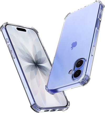 Transparant Hoesje Geschikt voor Apple iPhone 16 | Schokbestendig TPU | Back Cover | Dun | Flexibel | Shockproof | Doorzichtig