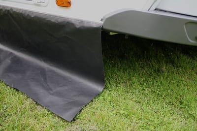 ESVO caravan tochtstrook op maat heavy duty 60 cm, zwart