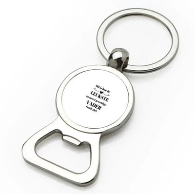 Akyol - dit is hoe de leukste en meest geweldigste vader eruit ziet flesopener - Papa - meest leukste vader - vader cadeautjes - vaderdag - verjaardag - geschenk - kado - vader artikelen - 9 bij 3 cm