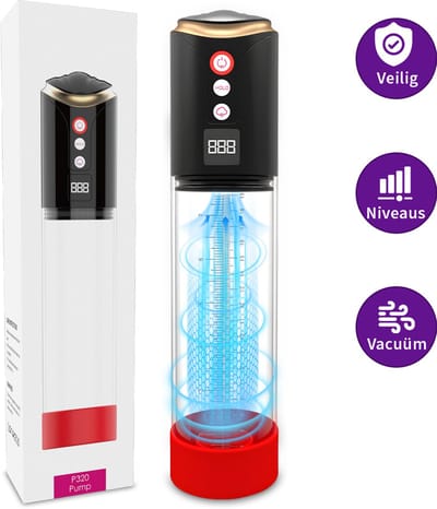 Elektrische Penispomp - 8 Zuigstanden – Penisvergroter Penis Pomp voor Erectieverbetering – Vacuüm Pomp Voor Mannen