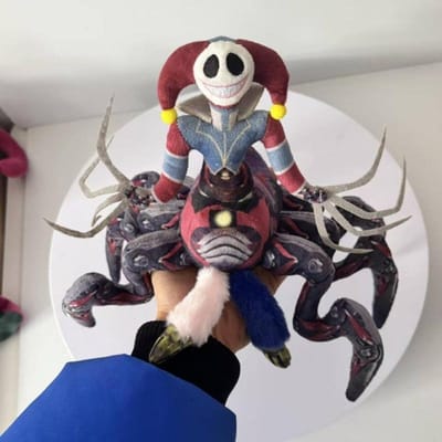 Poppy Playtime Hoofdstuk 5 Prototype 1006 Knuffel Experiment 1006 Spinnen Clown Monster Zacht Gevuld met Mechanische Ledematen voor Fans Kinderen Verjaardagscadeau 33cm gray