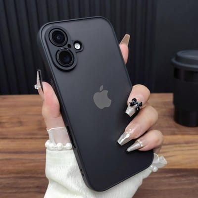Coque de téléphone de luxe transparente mate pour iPhone 11 12 13 14 15 16 Pro Max 16E X Xs Max XR 7 8 Plus Coques arrière bumper For iPhone 16E