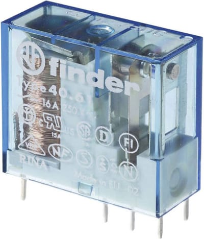 Finder 40.61.9.005.0000 Printrelais 5 V/DC 16 A 1x wisselcontact 50 stuk(s)
