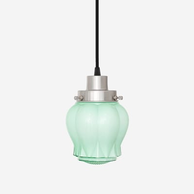 Hanglamp aan snoer Eden Mint 20's Matnikkel - Art Deco Trade