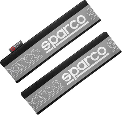 SPARCO SPC Belt Pads Zwart/Grijs Universeel Set van 2