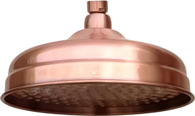 Azomor® Ronde regendouchekop van koper met verstelbare hoek voor luxe douche-ervaring