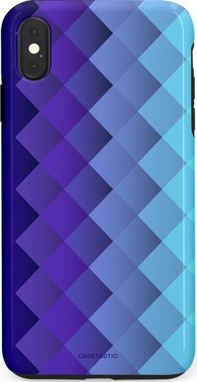 Casetastic Hoesje Geschikt voor Apple iPhone Xs Max - Stijlvolle Beschermende Duo-layer Case - Artica