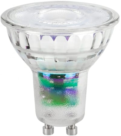 Spectrum LED Lamp GU10 - 2.5W - 230V - 460 Lumen - 3000K Warm Wit - Ø50mm - Voor Werkverlichting, Spiegelkast of Garage