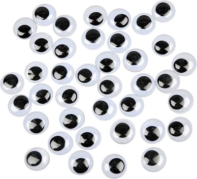 CHPN - Wiebel oogjes - Bewegende oogjes - 32 stuks - 20MM diameter - Grappige oogjes - Gezichtjes maken - Knutsel oogjes - Creatief