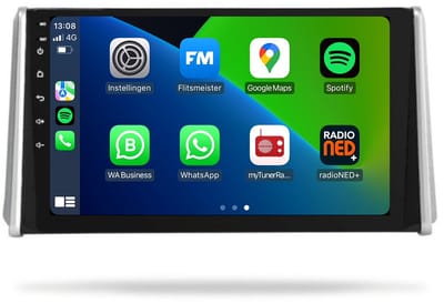 CarPlay autoradio geschikt voor Toyota RAV4 | 2019 t/m 2022 | Android 13 | Draadloos Apple CarPlay & Android Auto | 2GB + 32GB | 8-Core processor | Davilon | 2025 model | 2019 2020 2021 2022 | Bluetooth & Wifi