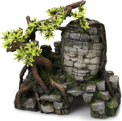 Aqua-Della Aquarium Anker Wat Met Planten 23X14X21 Cm