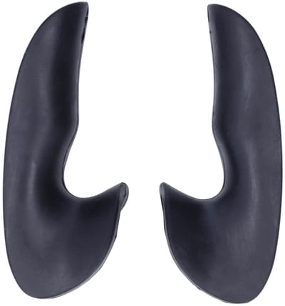 Dailygoods- Duimgreep Rubber Vervanging - Stuurwiel Duimgreep - 2 Stuks - Compatibel met Clio II MK 2 Sport RS - OEM 8200272400 - Schokbestendig Materiaal