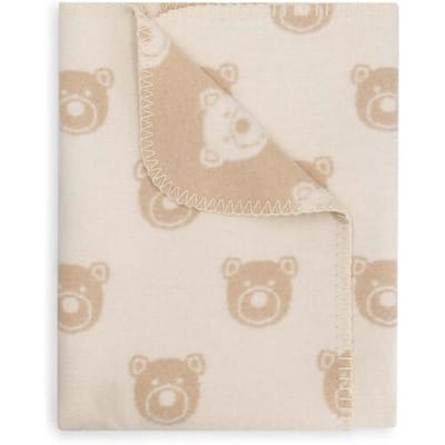 Prénatal ledikantdeken beer Ivory White unisex