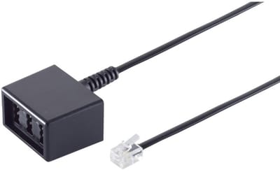 RJ11 - 2x TAE-N + 1x TAE-F aansluitbox | 0,15 meter