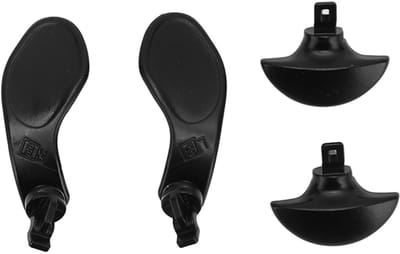 Allecto - Edge Controller Back Paddles - Vervangende Knoppen - Eenvoudig Te Installeren - Zwart - Roestvrij Staal - Premium Kwaliteit - Geschikt vo...