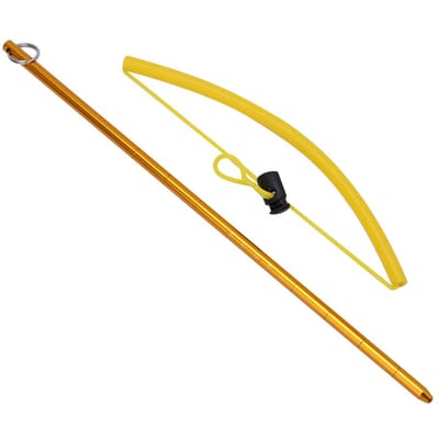 Bâton de pointage de plongée sous-marine en alliage d'aluminium coloré, bruiteur de plongée avec cordon (Or) yellow